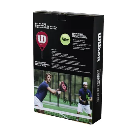 Набор для падела WILSON Optix XP Padel KIT, WR202110U2, ракетка + 3мяча, красный за 20&nbsp;362.60 ₽ купить в Ижевске