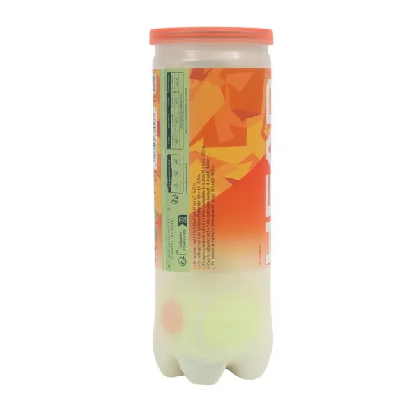 Мяч теннисный детский HEAD Stage 2 Orange, 578423,уп.3 шт, фетр,нат.резина,желто-оранжевый за 836.40 ₽ в Ижевске