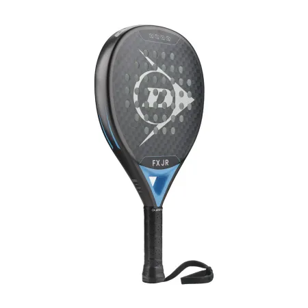 Ракетка для падела Dunlop FX Jr, 10370738, для юниоров, гибрид, графит, черно-голубой за 11&nbsp;019.40 ₽ купить в Ижевске