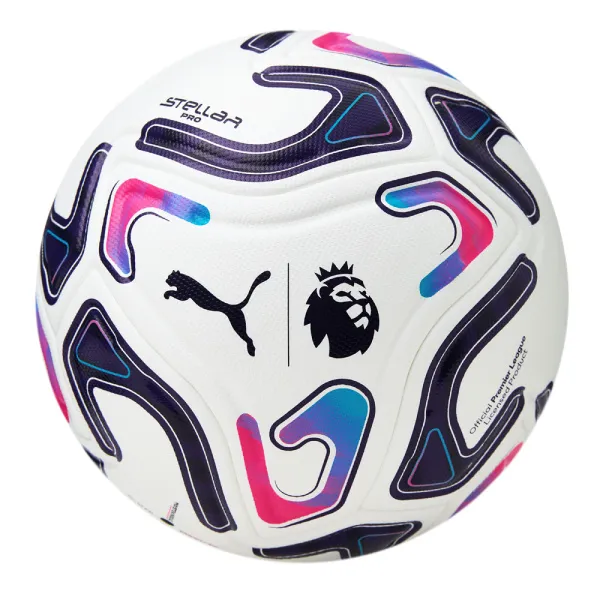 Мяч футб. PUMA Stellar Pro PL, 08510701, р.5, FIFA Quality Pro, 8п, ПУ, термосш, бело-фиолетовый за 9&nbsp;069.50 ₽ в Ижевске