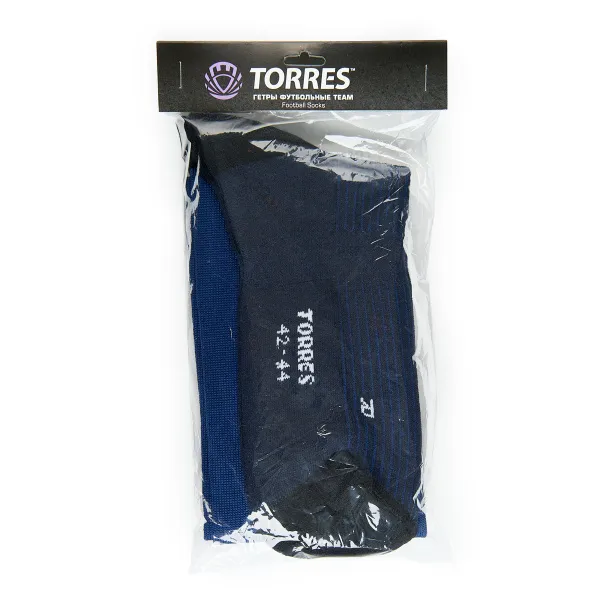 Гетры футб.TORRES Sport Team, FS1108-03-25-27, р.25-27, Т-СИН, хлопок, полиэстер, эластан