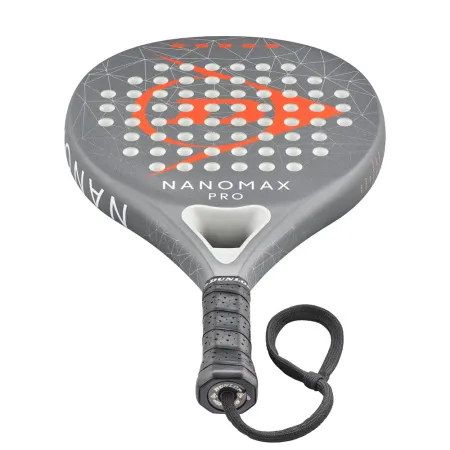 Ракетка для падела Dunlop Nanomax Pro, 10370739, для профессионалов, карбон,серо-оранжевый за 17&nbsp;248.20 ₽ купить в Ижевске