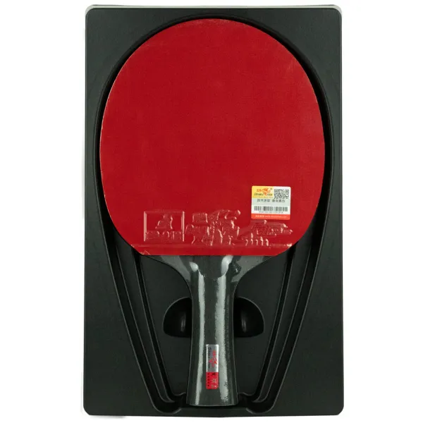 Ракетка для н/т DOUBLE FISH Black Carbon King Racket 3***, для професс.,ITTF Appr.,накл.2,1,мм за 4&nbsp;346.90 ₽ в Ижевске