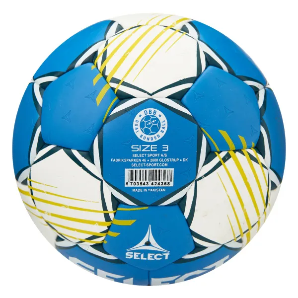 Мяч ганд. SELECT HB FORCE DB V25, 1622858205, Senior (р.3), EHF Appr,ПУ, гибр.сш., сине-белый за 8&nbsp;438.80 ₽ в Ижевске
