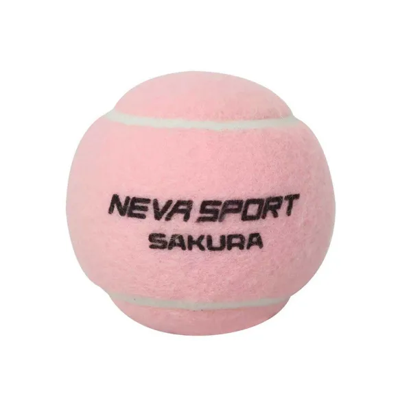 Мяч для падела NS Sakura, UAA2, уп.3 шт, сукно, нат.резина, розовый за 824.50 ₽ в Ижевске