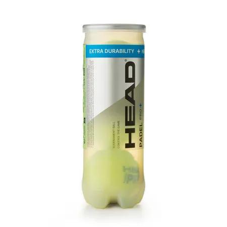 Мяч для падела HEAD Padel Pro+, 540203, уп.3 шт, FIP Approved, войлок,нат.резина,желтый за 933.30 ₽ купить в Ижевске