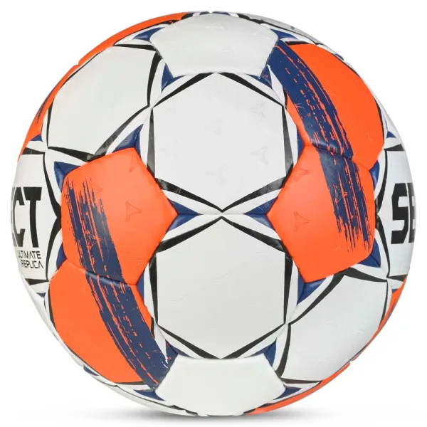 Мяч ганд. SELECT Ultimate Replica v25, 3572858745, р.3(Senior), ПУ,руч.сш, бел-оранж-т.син за 5&nbsp;373.70 ₽ в Ижевске