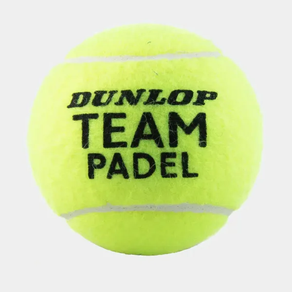 Мяч для падела Dunlop Team Padel, 601553, уп.3 шт, сукно, нат.резина,желтый за 1&nbsp;110.10 ₽ в Ижевске