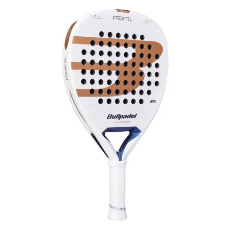 Ракетка для падела BULLPADEL Pearl 27, 497249, для проф-в, стекловолокно,карбон, бело-золотистый за 44&nbsp;319 ₽ купить в Ижевске