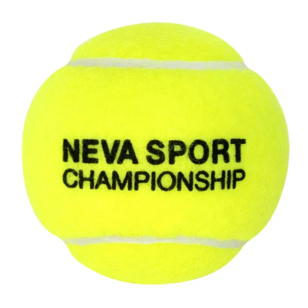 Мяч теннисный NS Championship 3B, 124001, уп.3шт, сукно, нат.резина, желтый за 646 ₽ в Ижевске