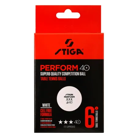 Мяч для наст. тенниса Stiga Perform 3***, 40+, 1113-2110-06, пластик, ITTF Appr., уп.6 шт, бел за 2&nbsp;121.60 ₽ купить в Ижевске