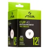 Мяч для наст. тенниса Stiga Cup ABS, 1110-2510-12, диам.40+мм, пластик, упак. 12 шт, белый за 1&nbsp;774.80 ₽ купить в Ижевске