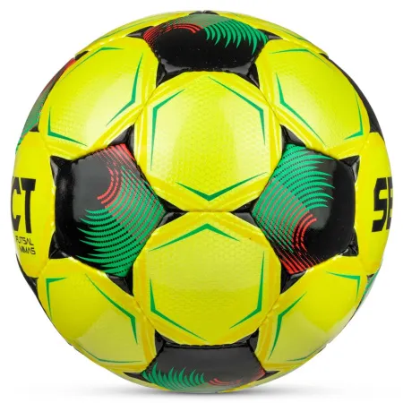 Мяч футзал. SELECT Futsal Mimas V26, 1053471007, р.4,FIFA Basic, 32п, ПУ, руч.сш, желто-зелено-черн. за 6&nbsp;113.20 ₽ купить в Ижевске