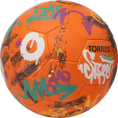 Мяч футб. TORRES Winter Street, F023285, р.5, 32 пан, рез, 4 подкл. слоя, руч. сшив,оранж-мультик. за 2&nbsp;713.20 ₽ купить в Ижевске