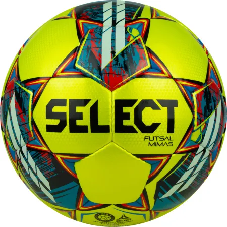 Мяч футзал. SELECT Futsal Mimas, 1053460550, р.4,FIFA Basic, 32 пан, гл.ПУ, руч.сш, жел-сине-красный за 6&nbsp;303.60 ₽ купить в Ижевске