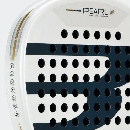 Ракетка для падела BULLPADEL Pearl 26, 493804, для профессионалов, карбон, бело-серый за 35&nbsp;929.50 ₽ купить в Ижевске