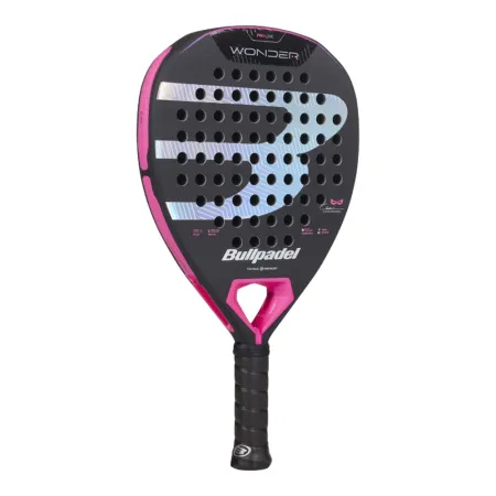 Ракетка для падела BULLPADEL Wonder 27, 497250, для продв.игроков, стекловолокно, карбон, черно-роз за 42&nbsp;969.20 ₽ купить в Ижевске