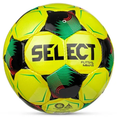 Мяч футзал. SELECT Futsal Mimas V26, 1053471007, р.4,FIFA Basic, 32п, ПУ, руч.сш, желто-зелено-черн. за 6&nbsp;113.20 ₽ купить в Ижевске