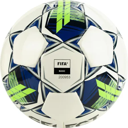 Мяч футзал. SELECT Futsal Master Shiny V22, 1043460004, р.4, Basic,32п, гл.ПУ, руч.сш,бел-син-зел за 7&nbsp;539.50 ₽ купить в Ижевске