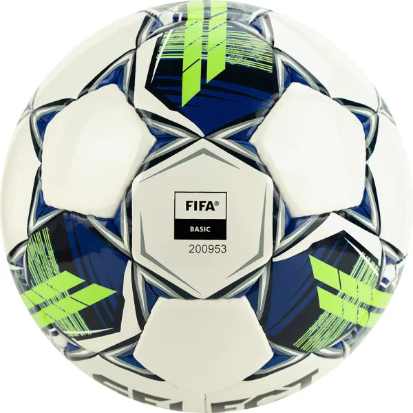Мяч футзал. SELECT Futsal Master Shiny V22, 1043460004, р.4, Basic,32п, гл.ПУ, руч.сш,бел-син-зел за 7&nbsp;539.50 ₽ в Ижевске