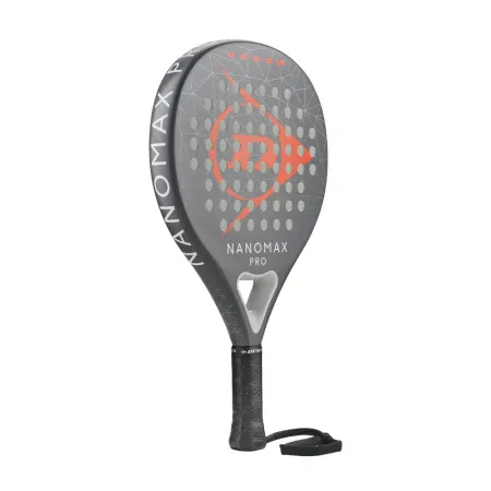 Ракетка для падела Dunlop Nanomax Pro, 10370739, для профессионалов, карбон,серо-оранжевый за 17&nbsp;248.20 ₽ купить в Ижевске