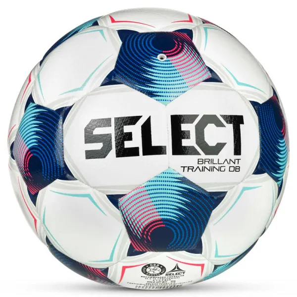 Мяч футб. SELECT Brillant Training DB V25, 0864171002, р.4, 32п, ТПУ, гибр.сш, бело-синий за 4&nbsp;936.80 ₽ в Ижевске