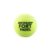 Мяч для падела Dunlop Fort Padel, 601555, уп.3 шт, FIP, сукно, нат.резина,желтый за 1&nbsp;135.60 ₽ купить в Ижевске