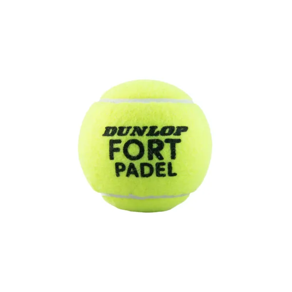 Мяч для падела Dunlop Fort Padel, 601555, уп.3 шт, FIP, сукно, нат.резина,желтый за 1&nbsp;135.60 ₽ в Ижевске