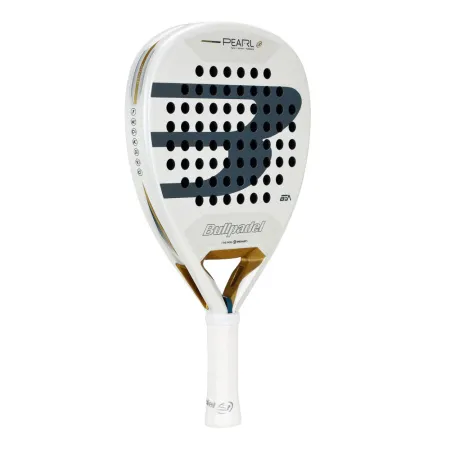 Ракетка для падела BULLPADEL Pearl 26, 493804, для профессионалов, карбон, бело-серый за 35&nbsp;929.50 ₽ купить в Ижевске