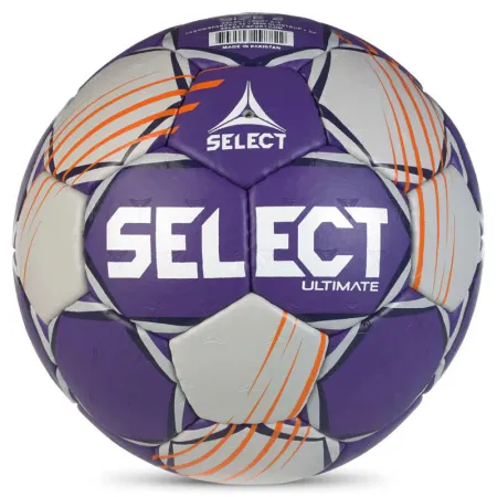 Мяч ганд. SELECT Ultimate Official EHF V24, 1612858999, Senior(р.3), EHF Appr, ПУ, руч.сш, фиол-сер за 15&nbsp;504 ₽ купить в Ижевске