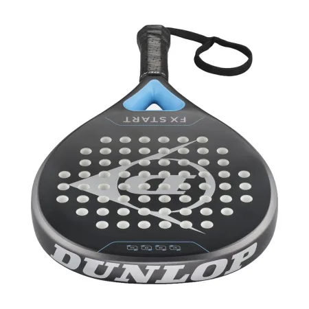 Ракетка для падела Dunlop FX Start, 10370737, для начинающих, гибрид, графит, черно-синий за 13&nbsp;175 ₽ купить в Ижевске