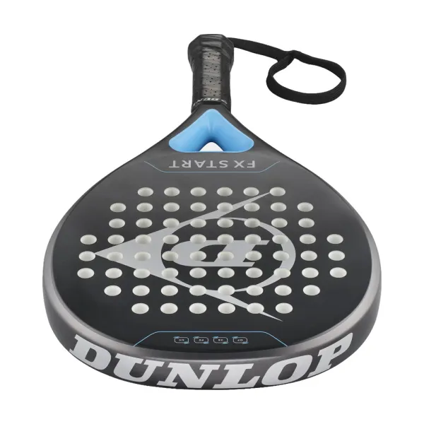 Ракетка для падела Dunlop FX Start, 10370737, для начинающих, гибрид, графит, черно-синий за 13&nbsp;175 ₽ в Ижевске