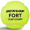 Мяч теннисный Dunlop Fort Clay Court 4B, 601613, уп.4 шт,одобр.ITF и FFT,сукно,нат.резина,желтый за 1&nbsp;812.20 ₽ купить в Ижевске