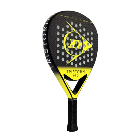 Ракетка для падела Dunlop Tristorm Pro, 10359946, для опытных игроков, графит, черно-желтый за 19&nbsp;643.50 ₽ купить в Ижевске