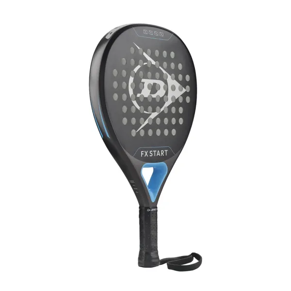 Ракетка для падела Dunlop FX Start, 10370737, для начинающих, гибрид, графит, черно-синий за 13&nbsp;175 ₽ в Ижевске