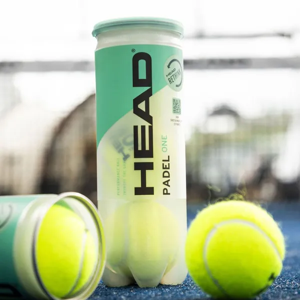 Мяч для падела HEAD Padel One S, 575383, уп.3 шт, FIP Approved, войлок,нат.резина,желтый за 933.30 ₽ в Ижевске
