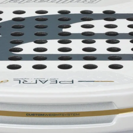 Ракетка для падела BULLPADEL Pearl 26, 493804, для профессионалов, карбон, бело-серый за 35&nbsp;929.50 ₽ купить в Ижевске