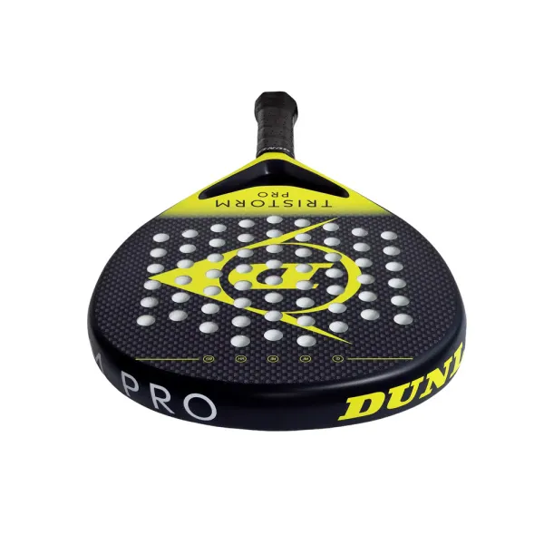Ракетка для падела Dunlop Tristorm Pro, 10359946, для опытных игроков, графит, черно-желтый за 19&nbsp;643.50 ₽ в Ижевске