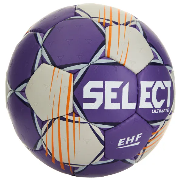 Мяч ганд. SELECT Ultimate Official EHF V24, 1612858999, Senior(р.3), EHF Appr, ПУ, руч.сш, фиол-сер за 15&nbsp;504 ₽ в Ижевске