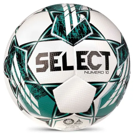 Мяч футб. SELECT NUMERO 10 V23, 0575060004, р.5, FIFA Basic, 32п, ПУ, руч. сш, бело-бирюзовый за 8&nbsp;051.20 ₽ купить в Ижевске