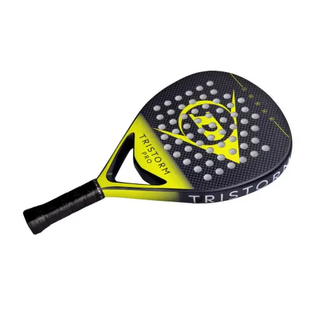 Ракетка для падела Dunlop Tristorm Pro, 10359946, для опытных игроков, графит, черно-желтый за 19&nbsp;643.50 ₽ купить в Ижевске