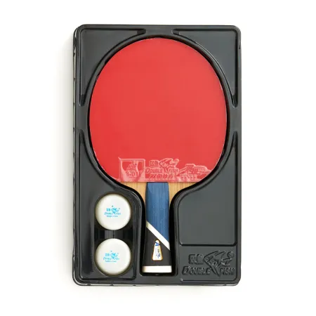 Ракетка для н/т DOUBLE FISH 5A+C, для продвин, ITTF Appr, накл. 2,1 мм, конич. ручка+ 2 мяча V40+мм за 2&nbsp;779.50 ₽ купить в Ижевске