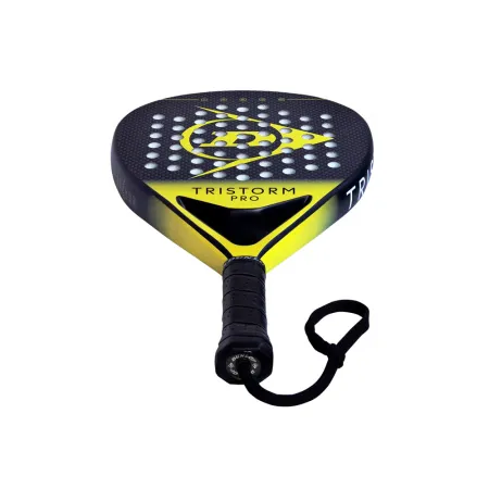 Ракетка для падела Dunlop Tristorm Pro, 10359946, для опытных игроков, графит, черно-желтый за 19&nbsp;643.50 ₽ купить в Ижевске