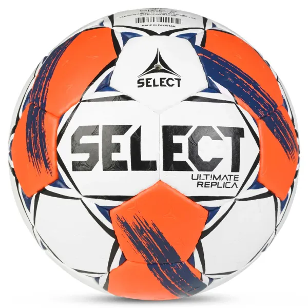 Мяч ганд. SELECT Ultimate Replica v25, 3572858745, р.3(Senior), ПУ,руч.сш, бел-оранж-т.син за 5&nbsp;373.70 ₽ в Ижевске