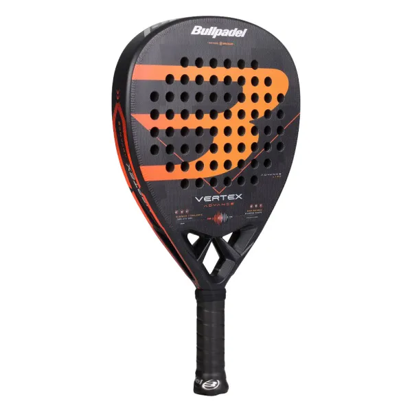 Ракетка для падела BULLPADEL Vertex Advance, 494414, для проф. и любителей, карбон, черно-оранжевый за 21&nbsp;559.40 ₽ в Ижевске