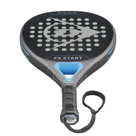 Ракетка для падела Dunlop FX Start, 10370737, для начинающих, гибрид, графит, черно-синий за 13&nbsp;175 ₽ купить в Ижевске
