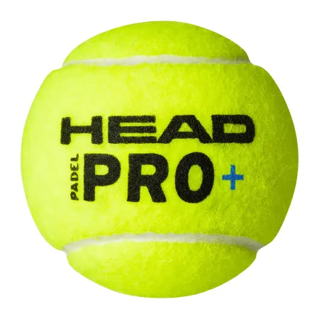 Мяч для падела HEAD Padel Pro+, 540203, уп.3 шт, FIP Approved, войлок,нат.резина,желтый за 933.30 ₽ купить в Ижевске