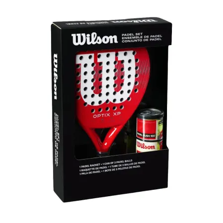 Набор для падела WILSON Optix XP Padel KIT, WR202110U2, ракетка + 3мяча, красный за 20&nbsp;362.60 ₽ купить в Ижевске